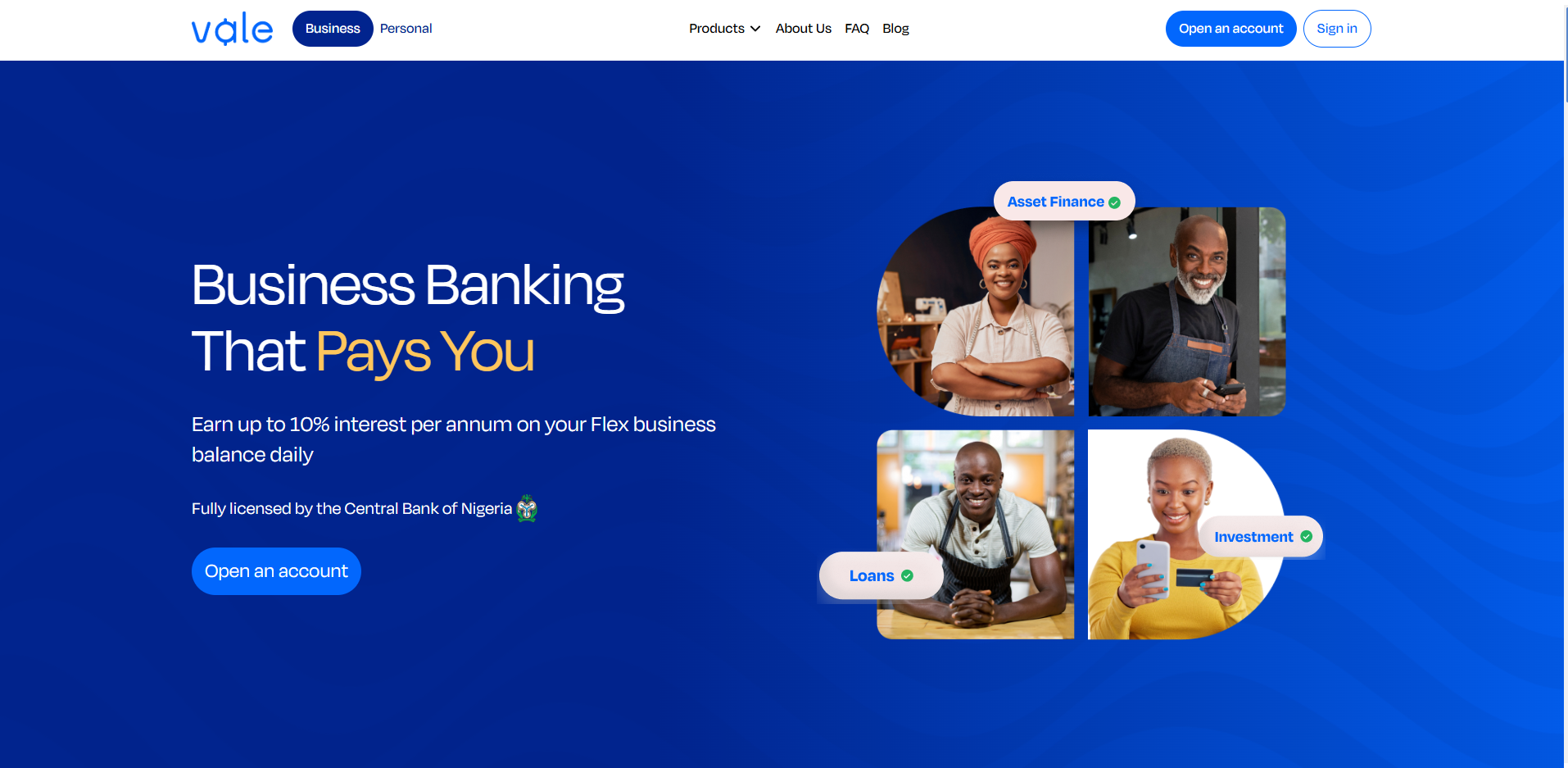 Vale Business Bank